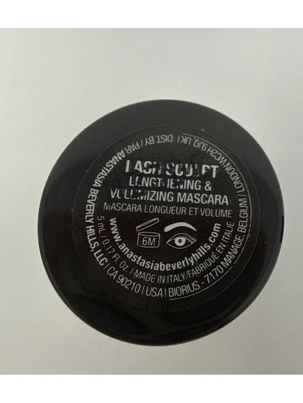 Anastasia Beverly Hills Lash Sculpt Mascara 0.17oz./5ml in Black  NIB  RN 3